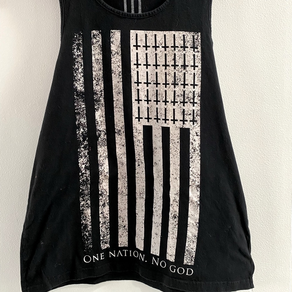 Blackcraft cult muscle tee ONE NATION NO GOD size L